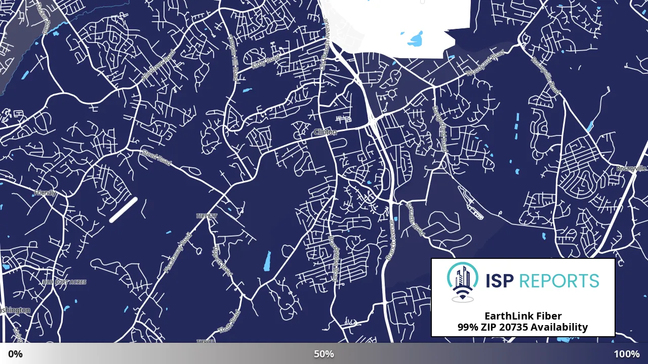 20735, MD map of internet availability