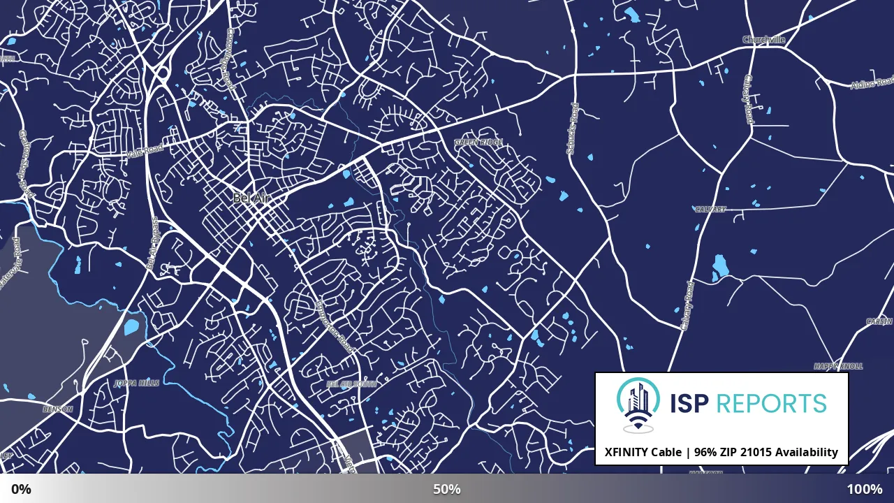 21015, MD map of internet availability