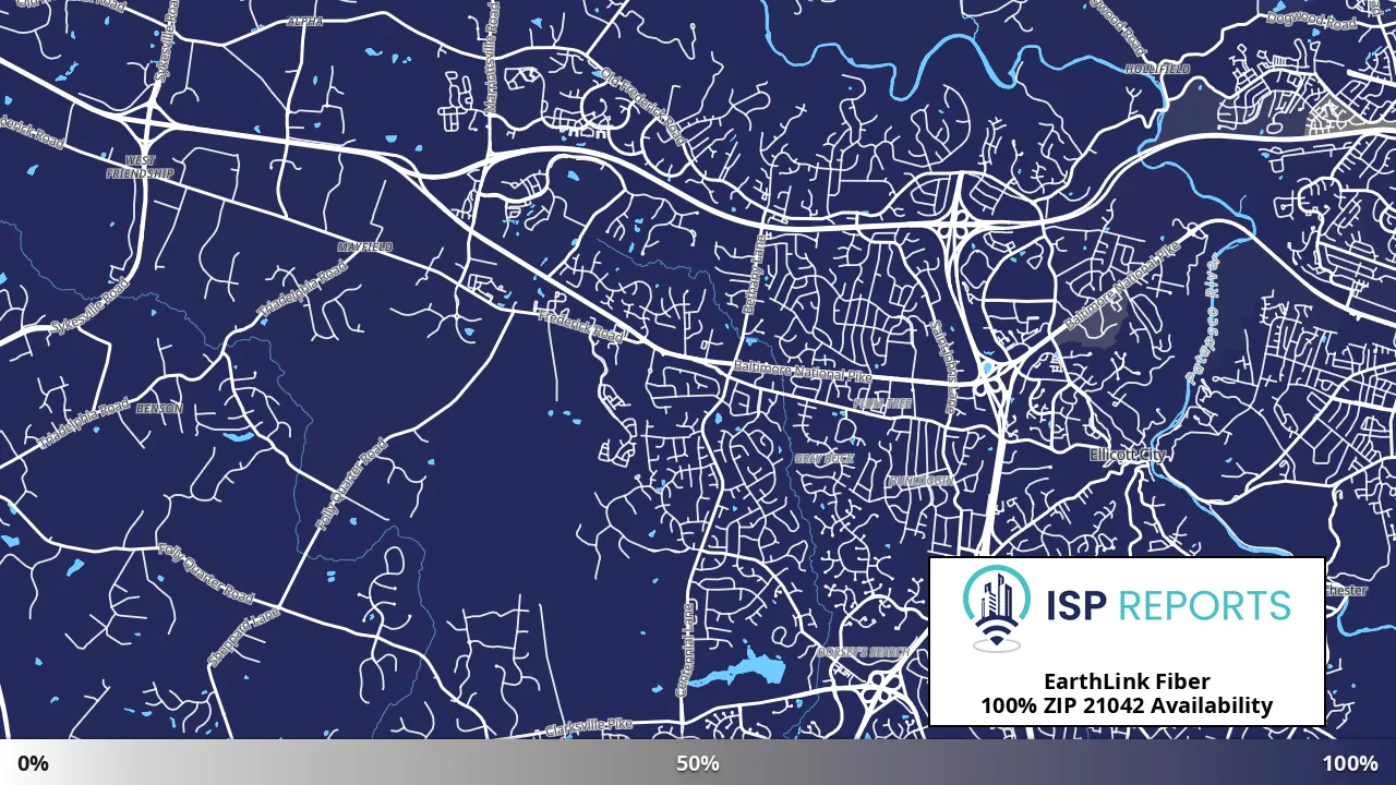 21042, MD map of internet availability