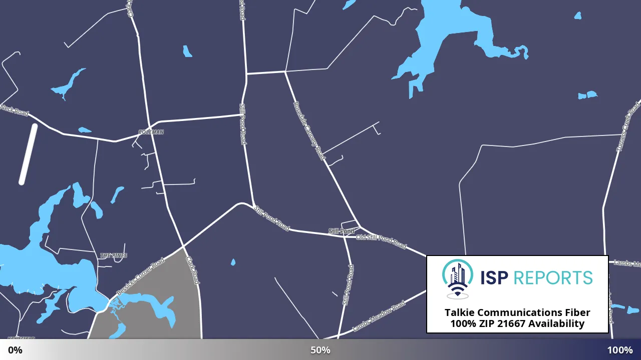 21667, MD map of internet availability