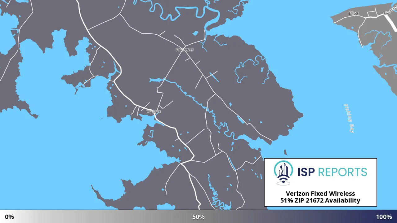 21672, MD map of internet availability