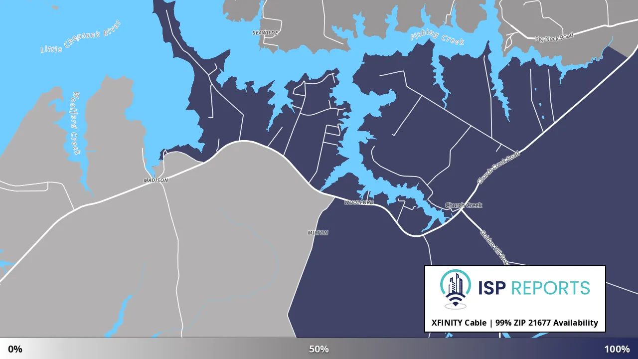 21677, MD map of internet availability