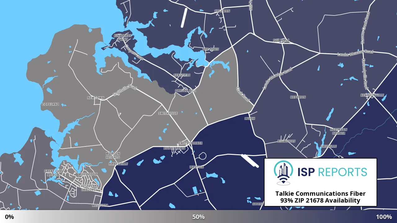21678, MD map of internet availability