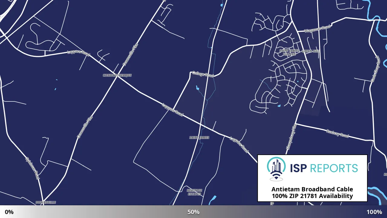 21781, MD map of internet availability