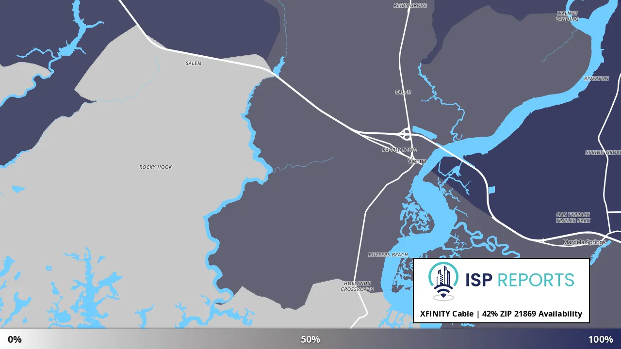 21869, MD map of internet availability