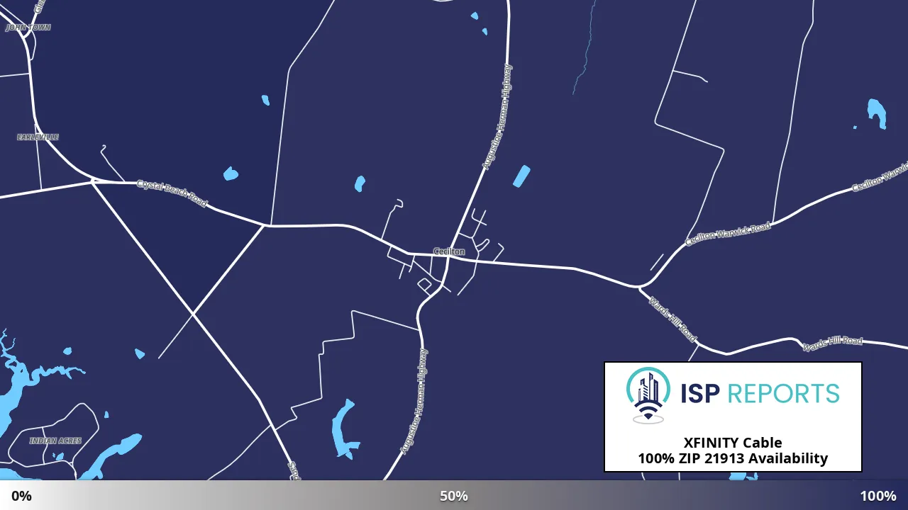 21913, MD map of internet availability