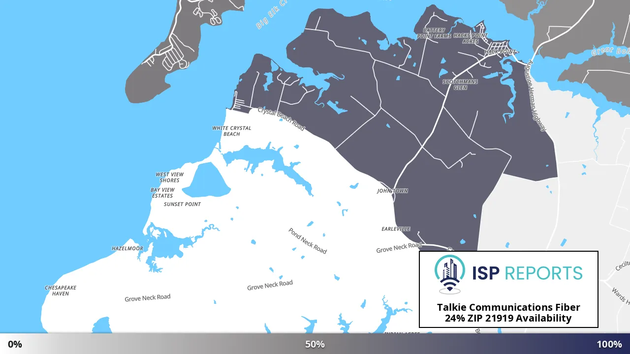 21919, MD map of internet availability