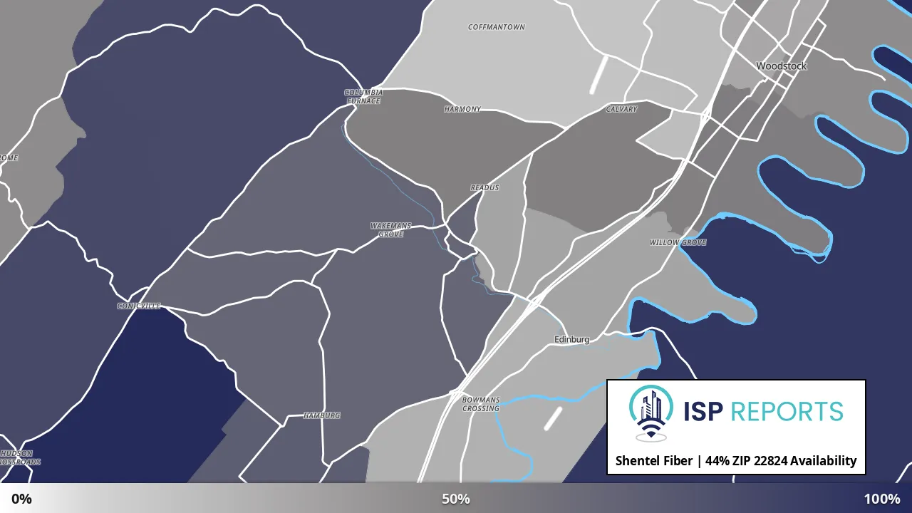22824, VA map of internet availability