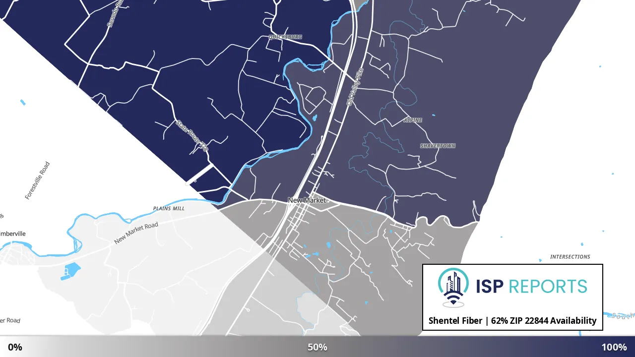22844, VA map of internet availability