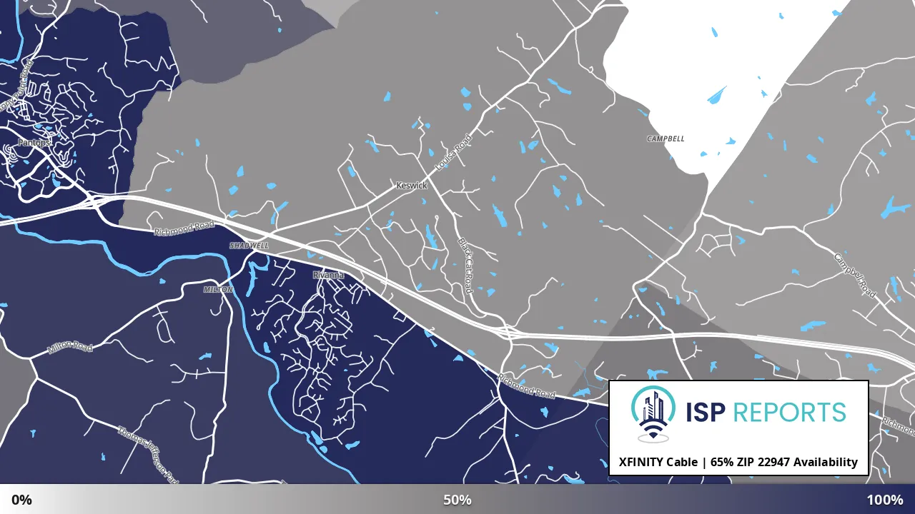 22947, VA map of internet availability