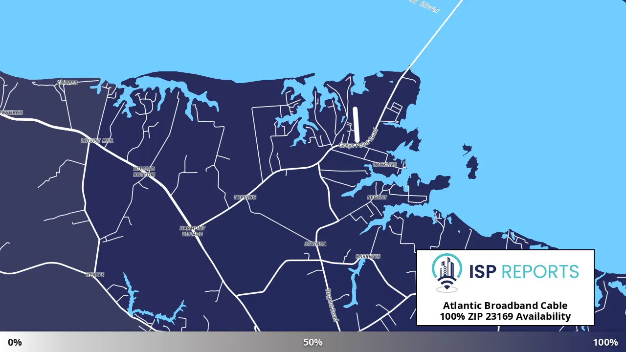 23169, VA map of internet availability