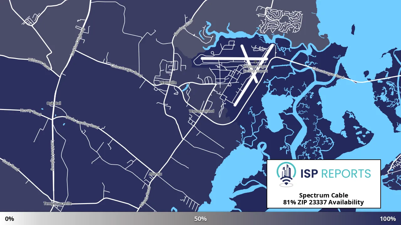 23337, VA map of internet availability