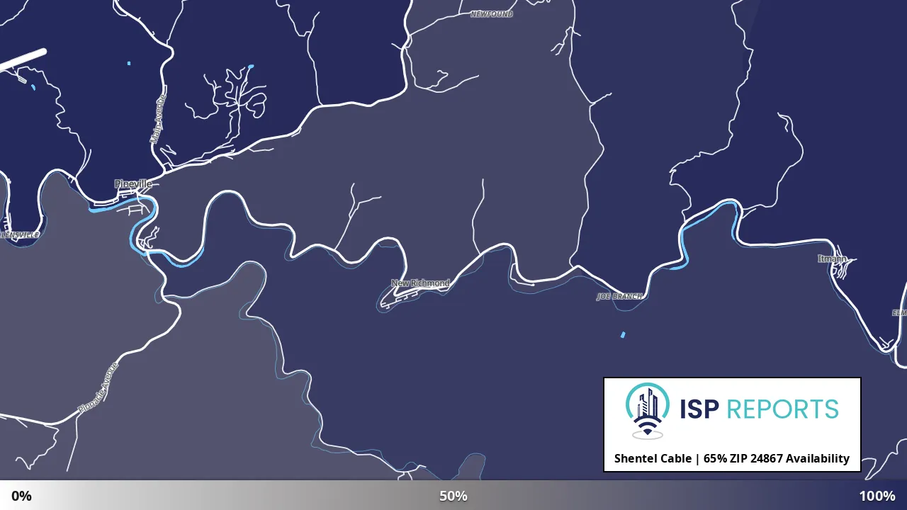 24867, WV map of internet availability