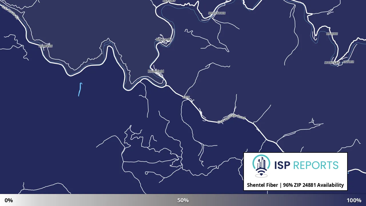 24881, WV map of internet availability