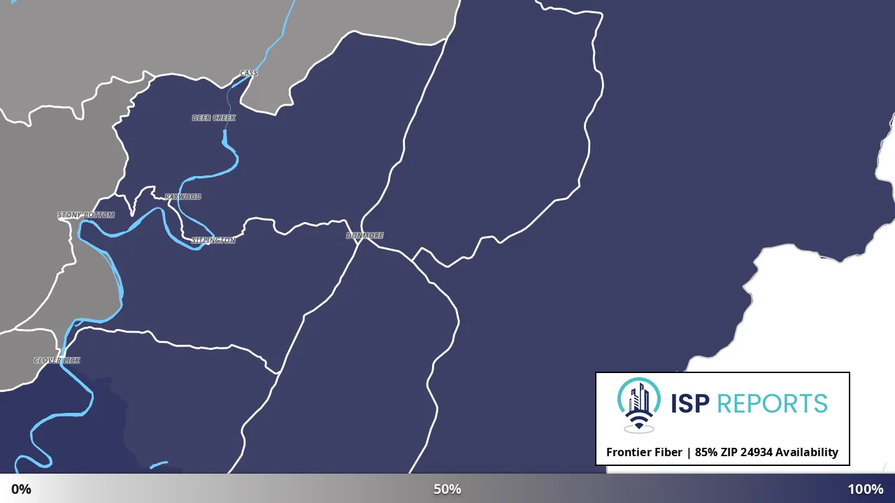 24934, WV map of internet availability