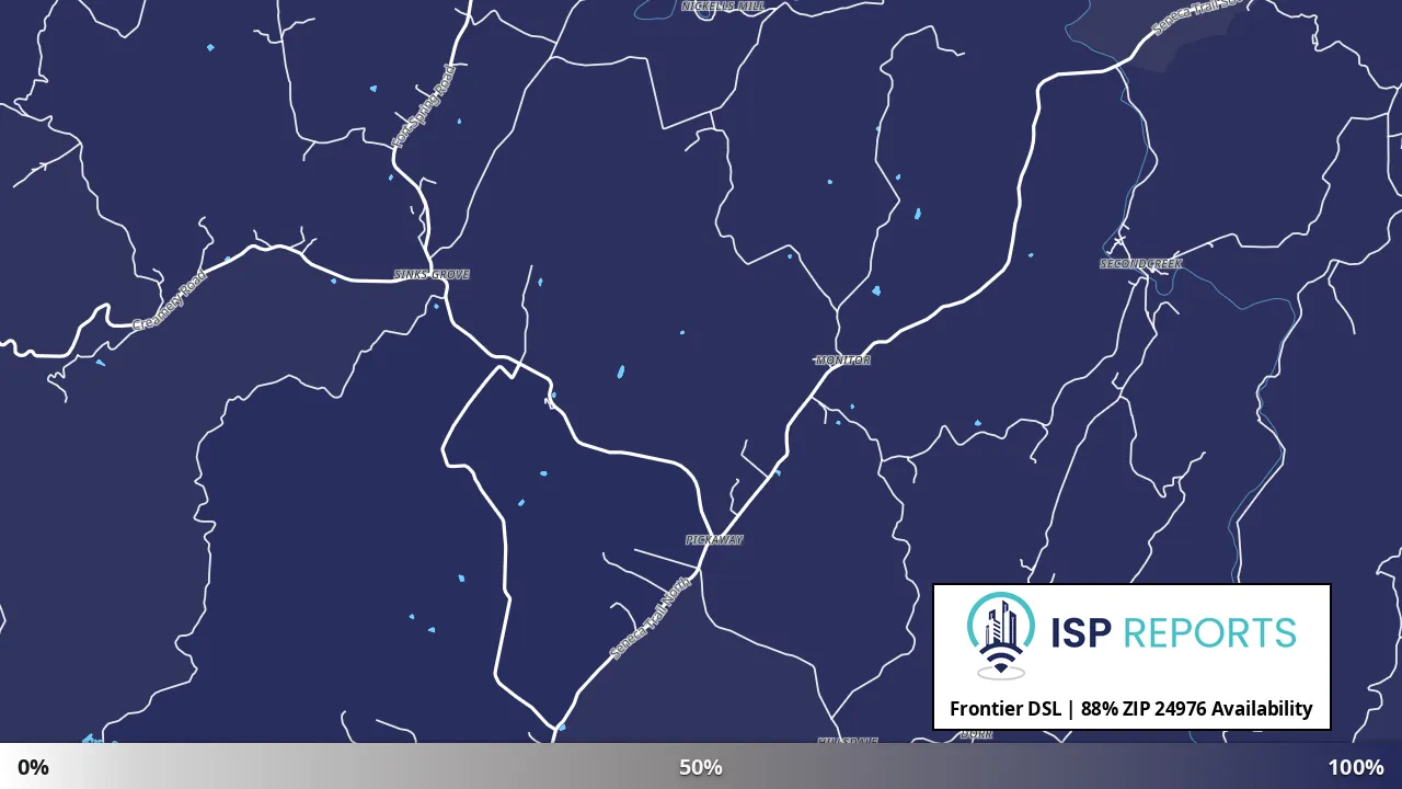 24976, WV map of internet availability