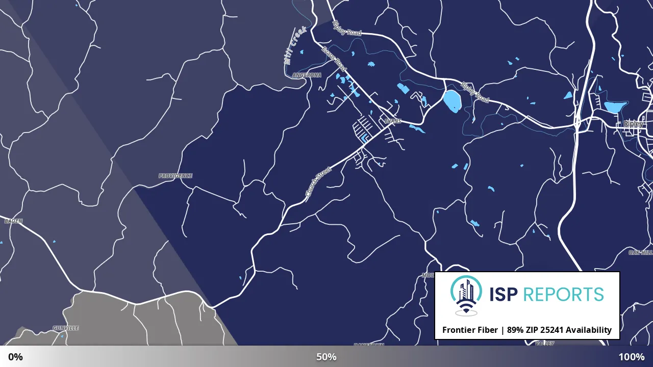 25241, WV map of internet availability