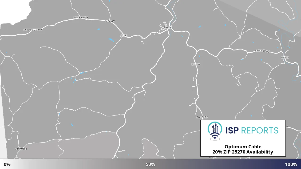 25270, WV map of internet availability