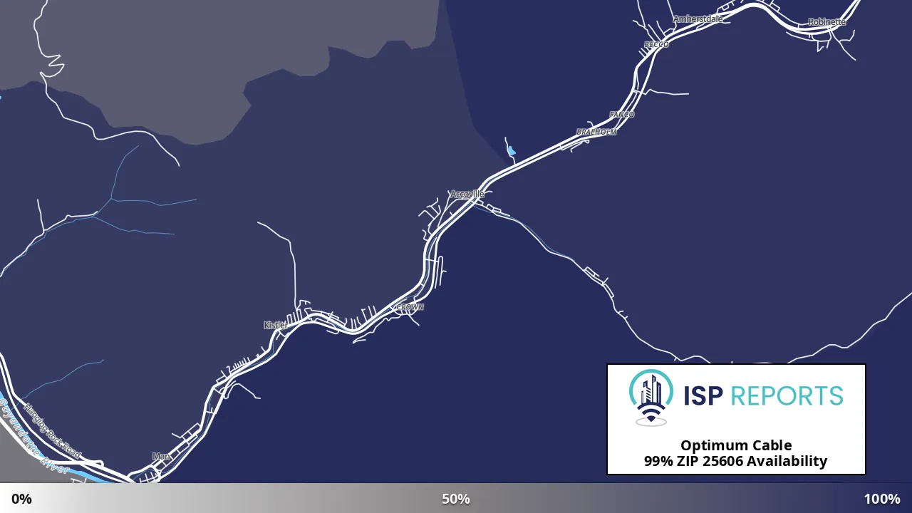 25606, WV map of internet availability