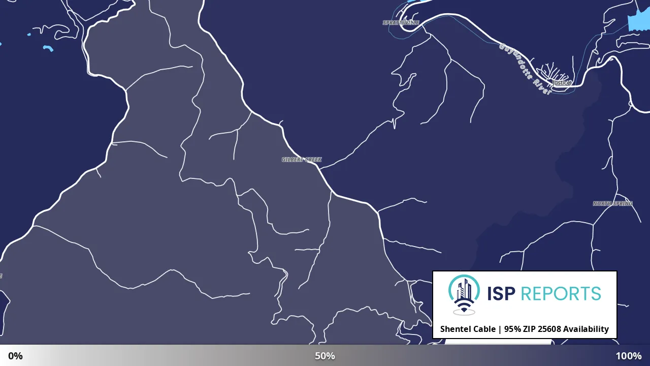 25608, WV map of internet availability