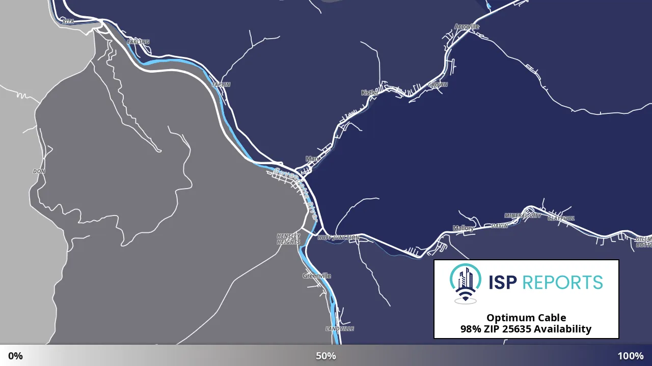 25635, WV map of internet availability
