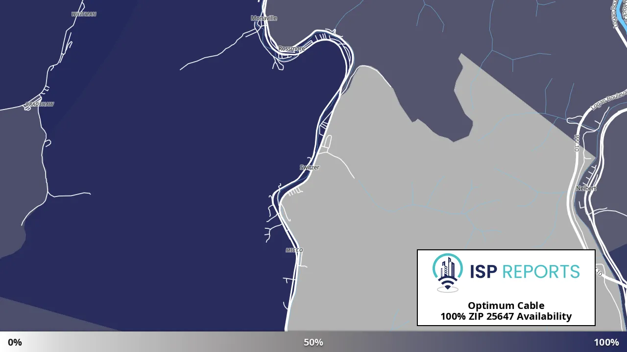 25647, WV map of internet availability