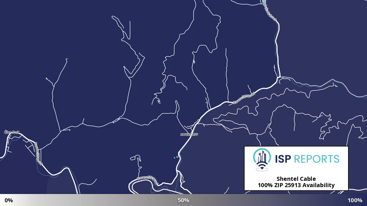 25913, WV map of internet availability