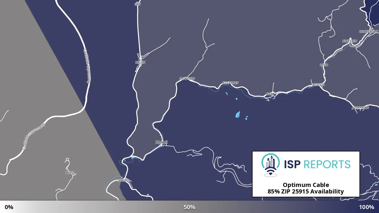 25915, WV map of internet availability