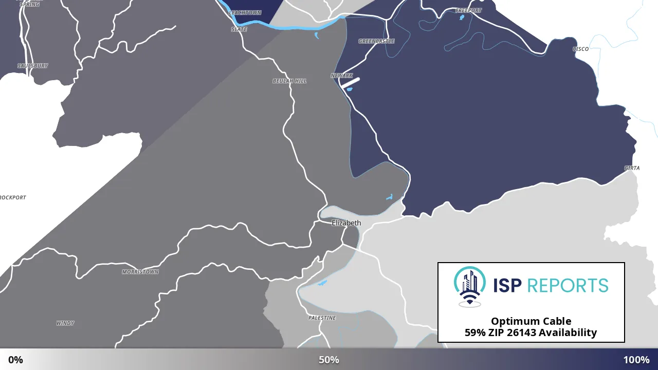26143, WV map of internet availability
