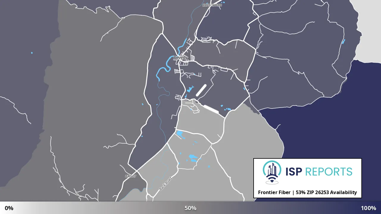 26253, WV map of internet availability