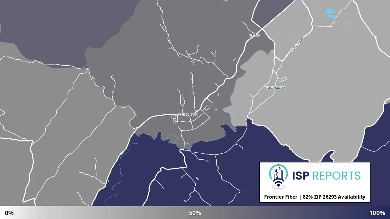 26293, WV map of internet availability