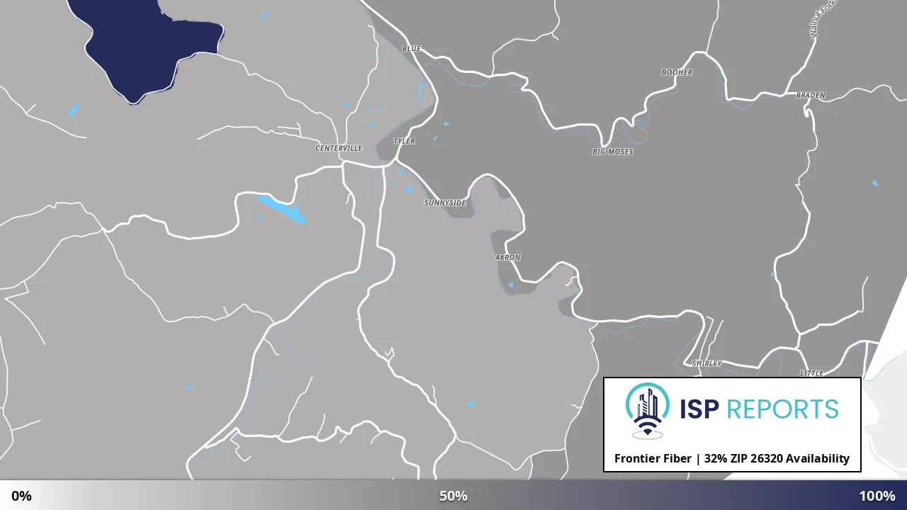 26320, WV map of internet availability