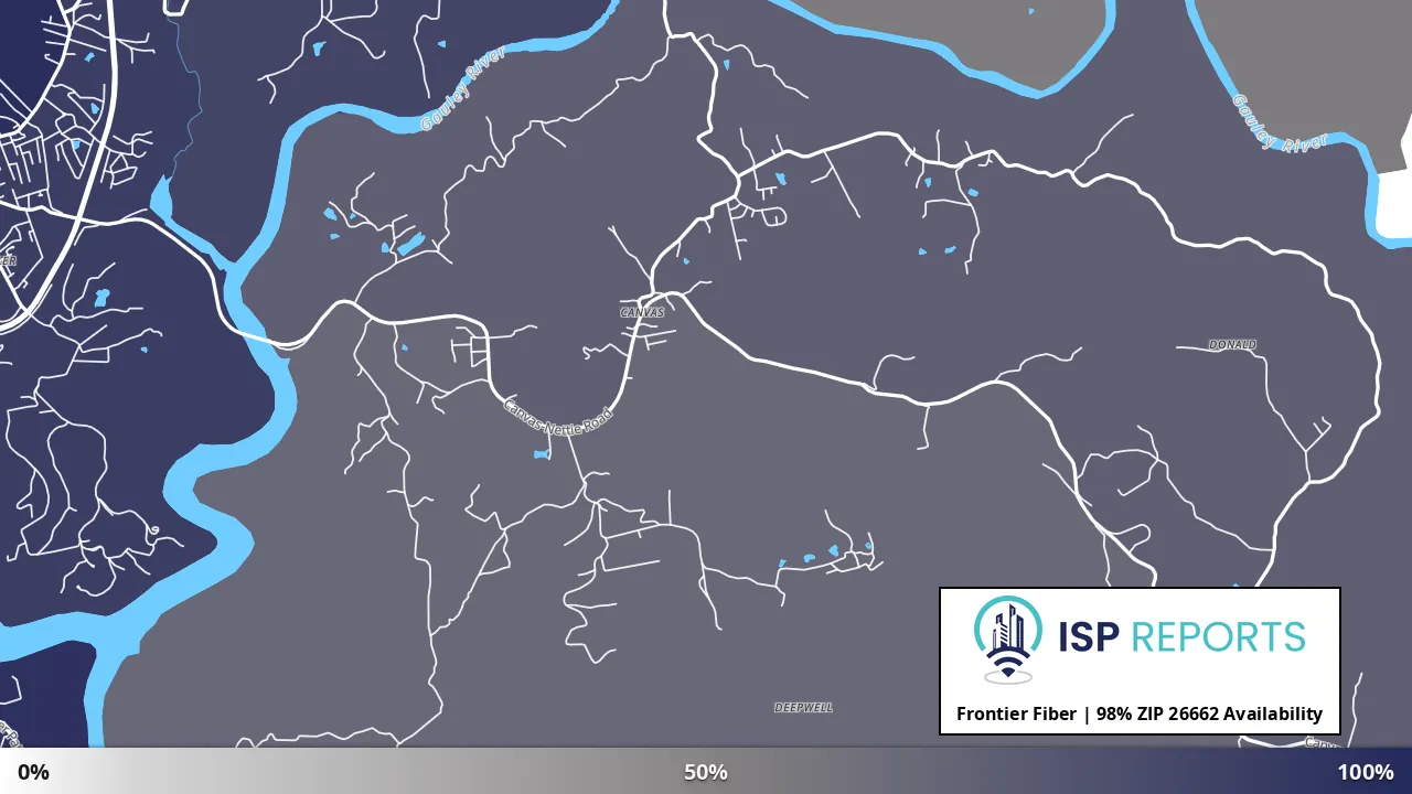 26662, WV map of internet availability