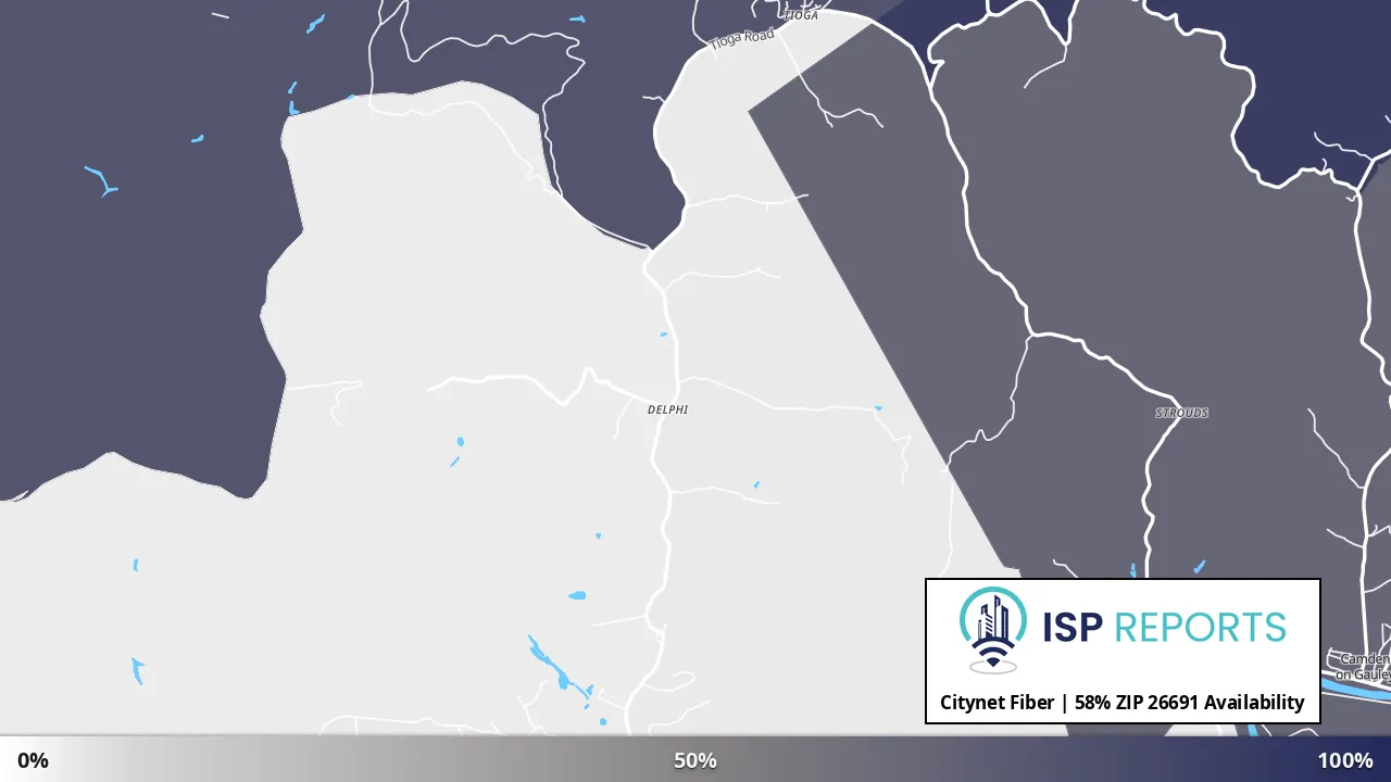 26691, WV map of internet availability