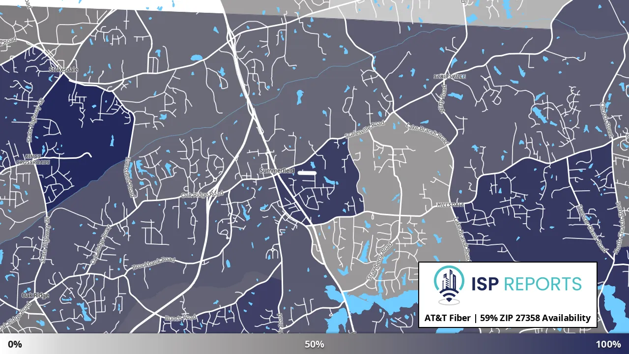 27358, NC map of internet availability