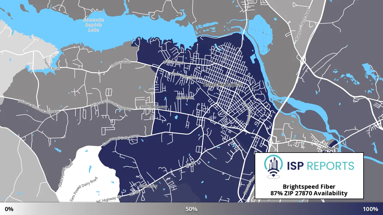 27870, NC map of internet availability