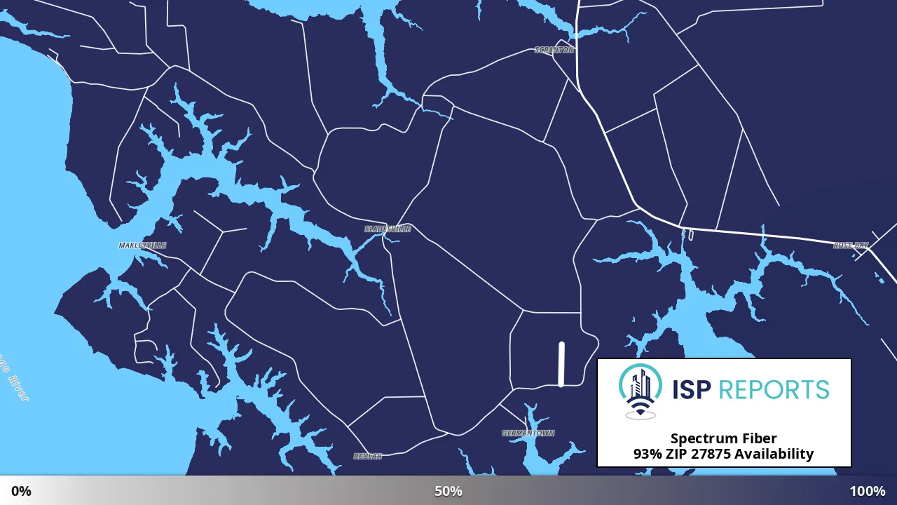 27875, NC map of internet availability