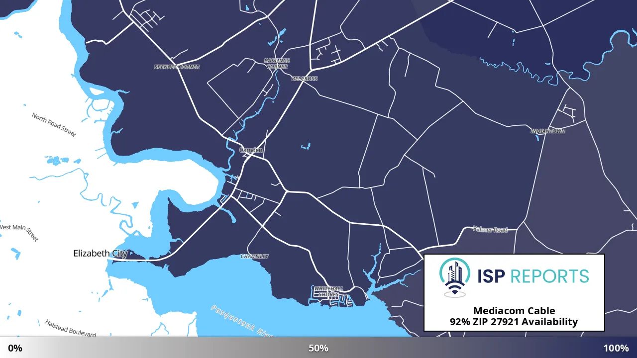 27921, NC map of internet availability