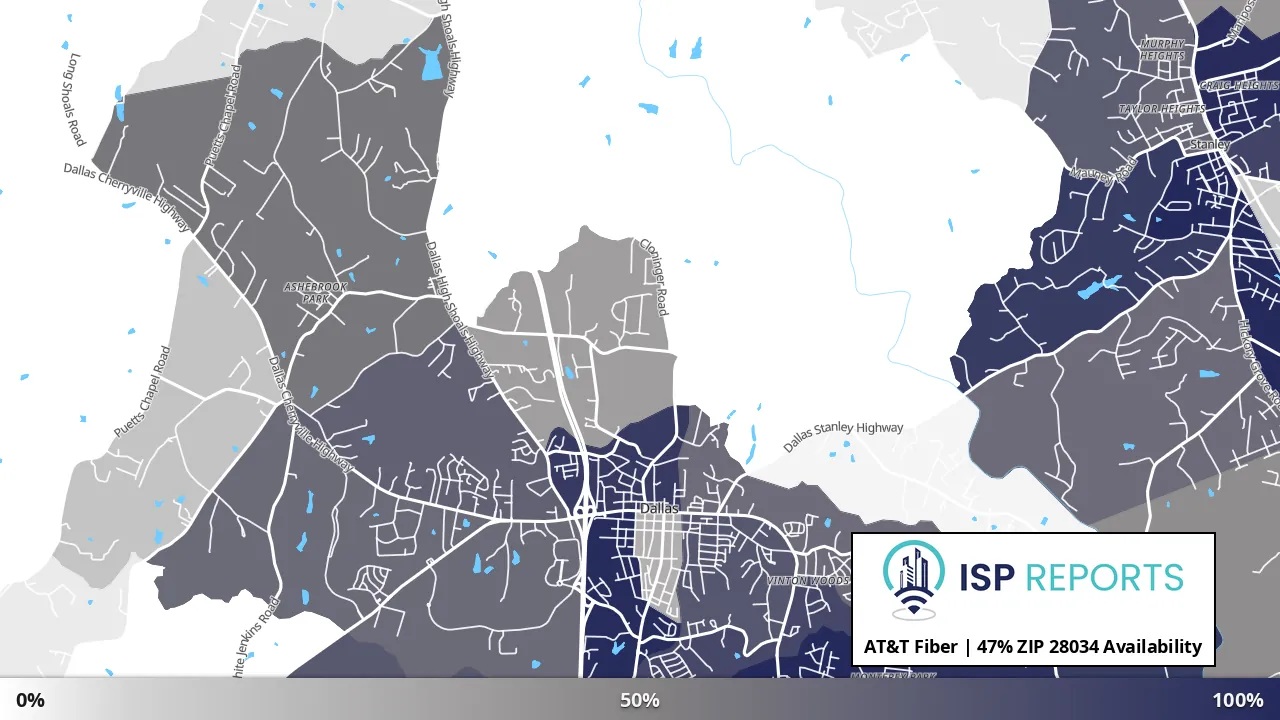 28034, NC map of internet availability