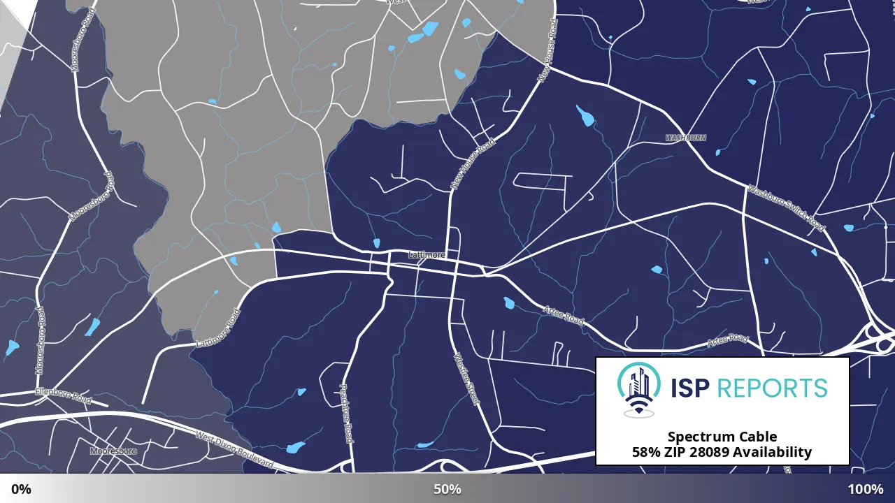 28089, NC map of internet availability