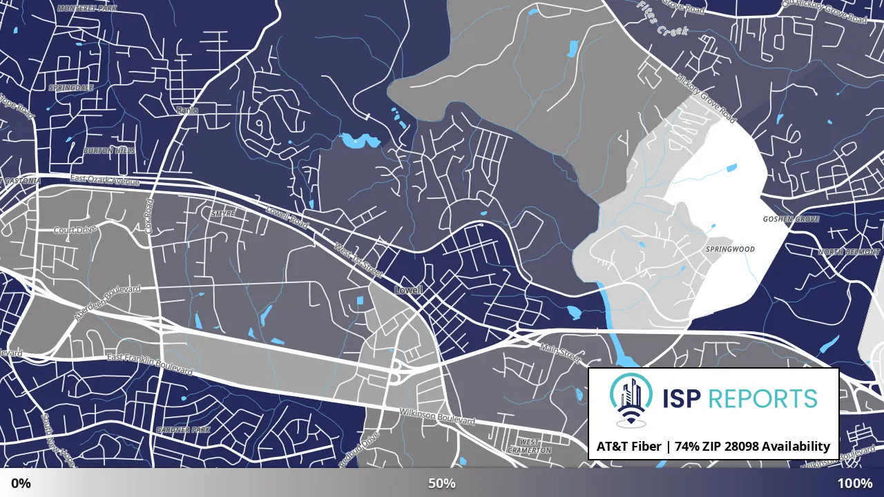 28098, NC map of internet availability
