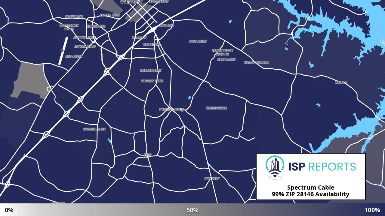 28146, NC map of internet availability