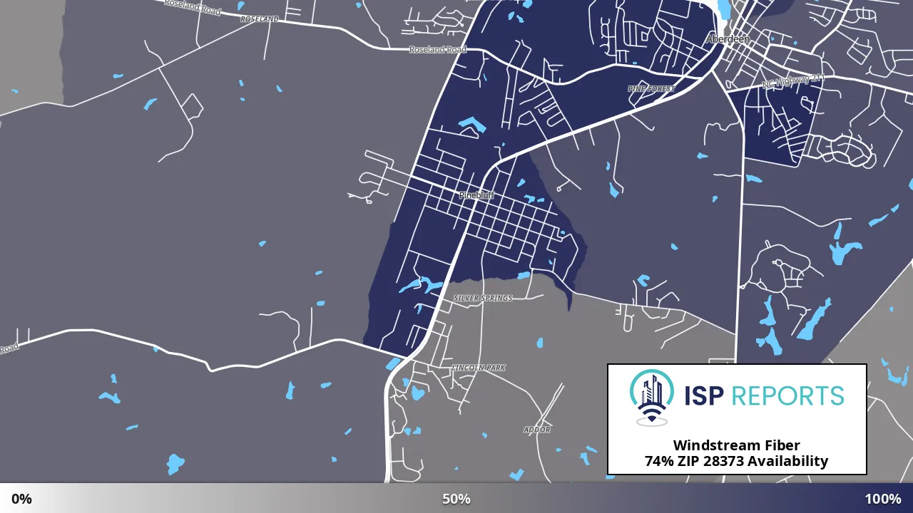 28373, NC map of internet availability