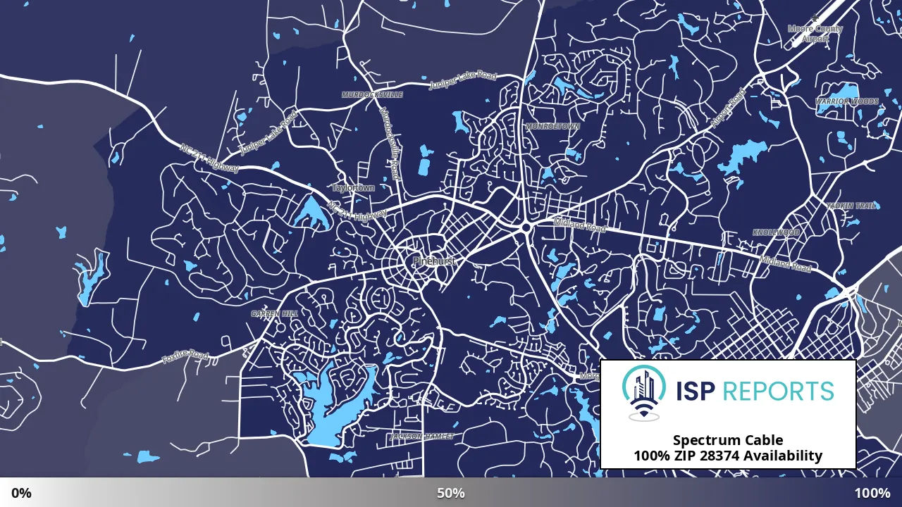28374, NC map of internet availability