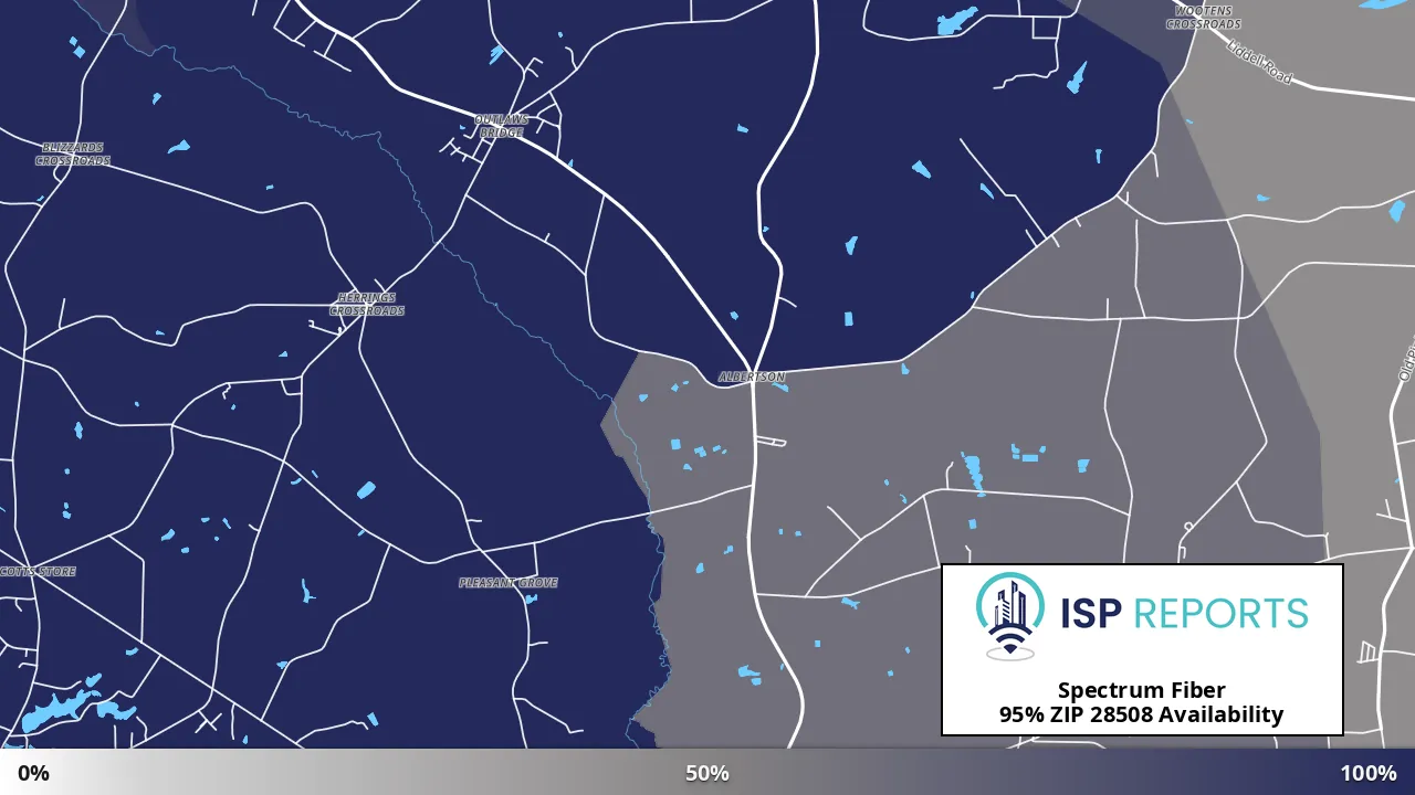 28508, NC map of internet availability