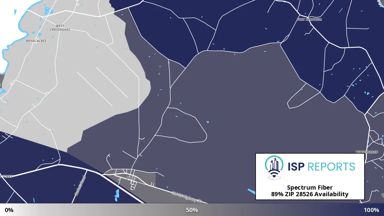 28526, NC map of internet availability
