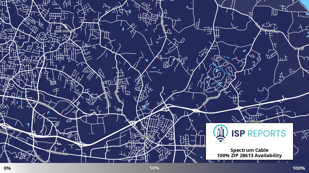 28613, NC map of internet availability
