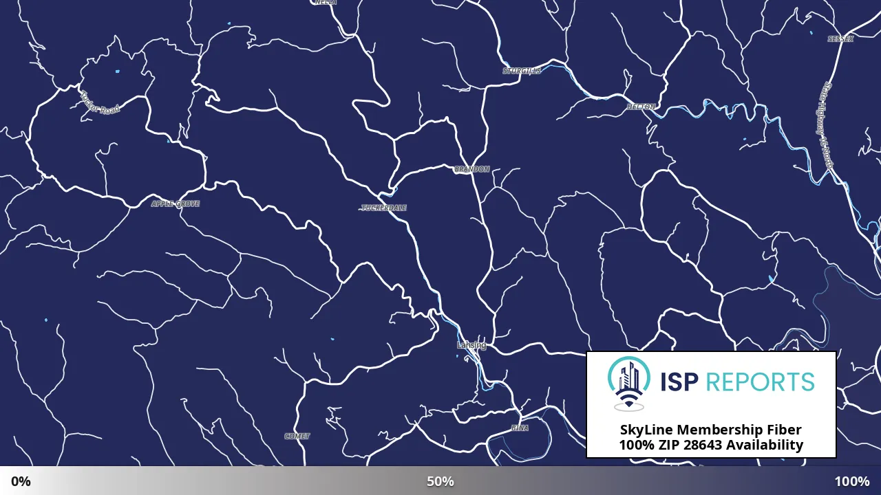 28643, NC map of internet availability