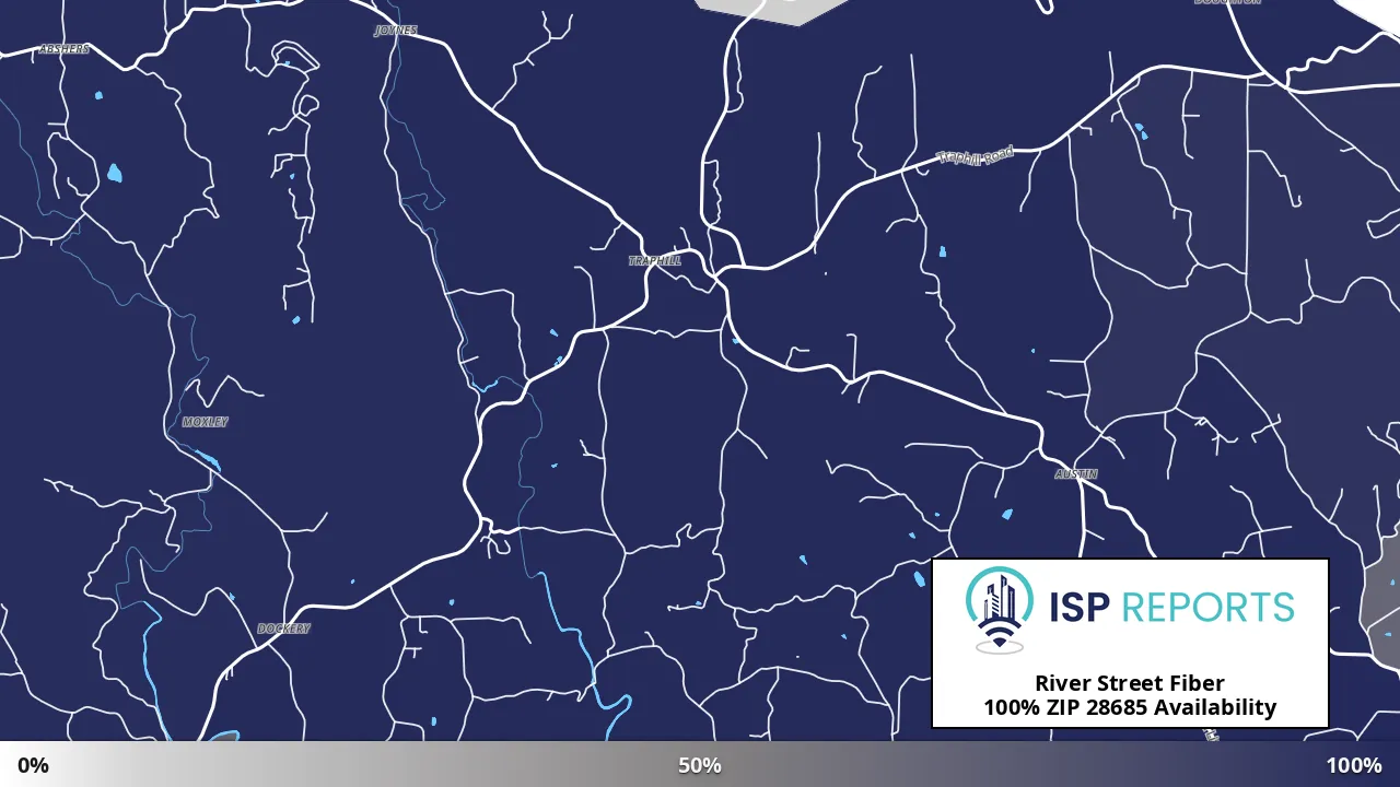 28685, NC map of internet availability