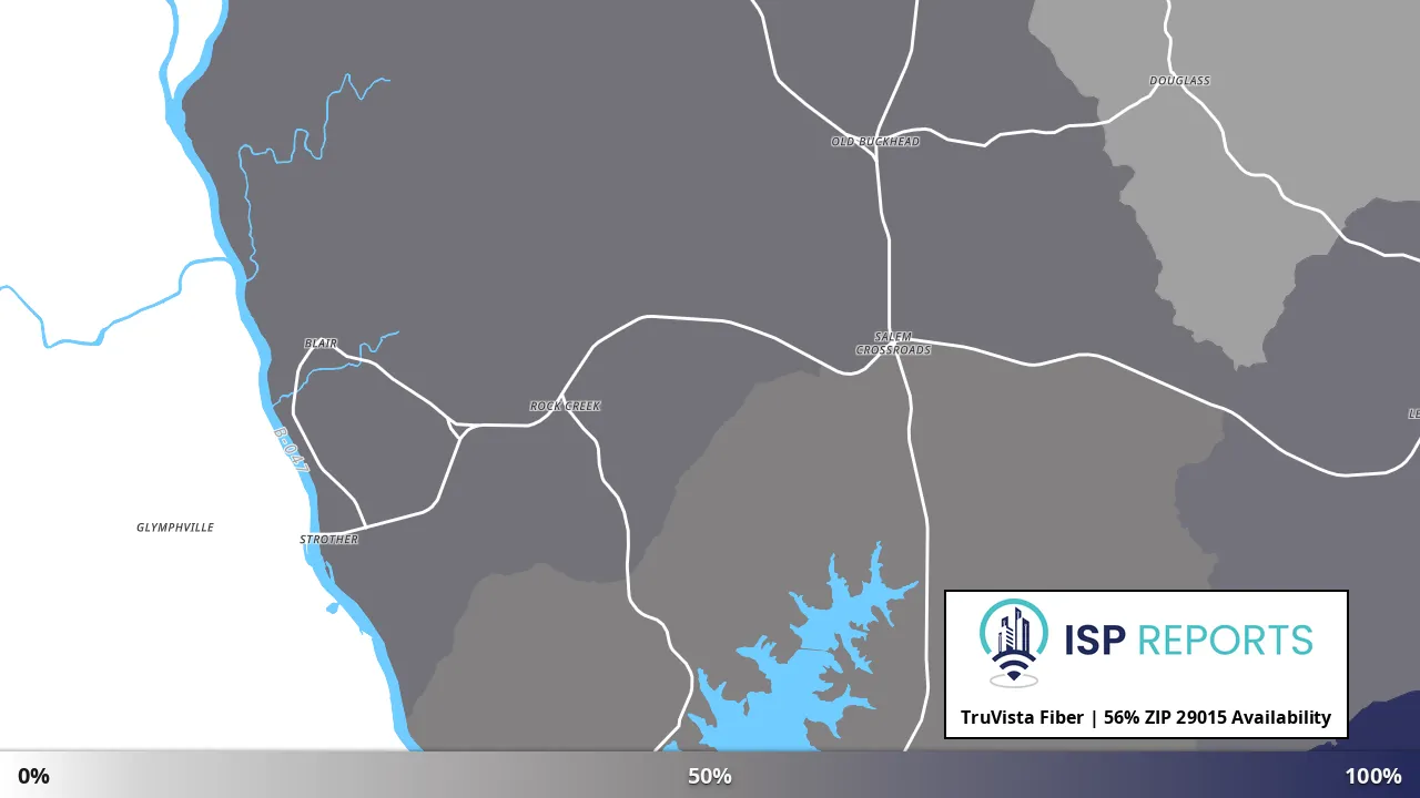 29015, SC map of internet availability